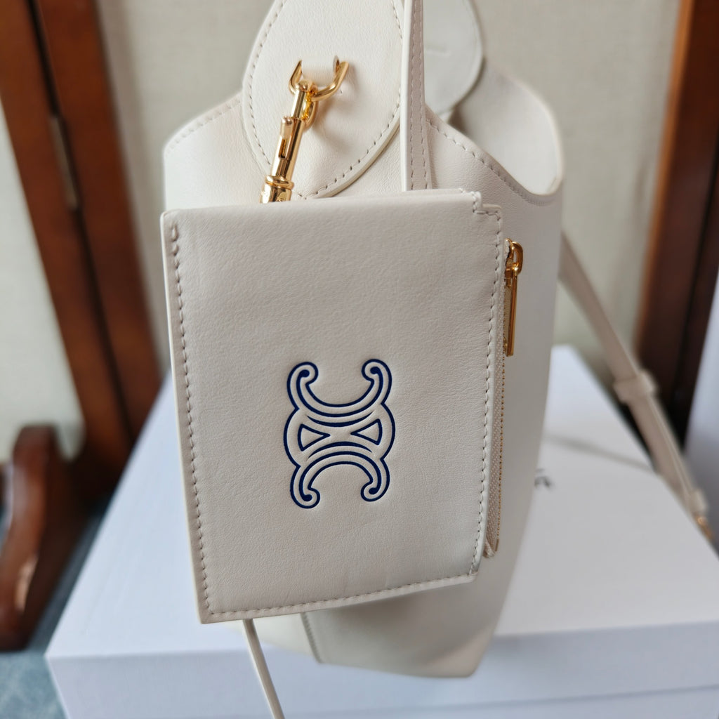 Celine Teen Hobo Bag – White
