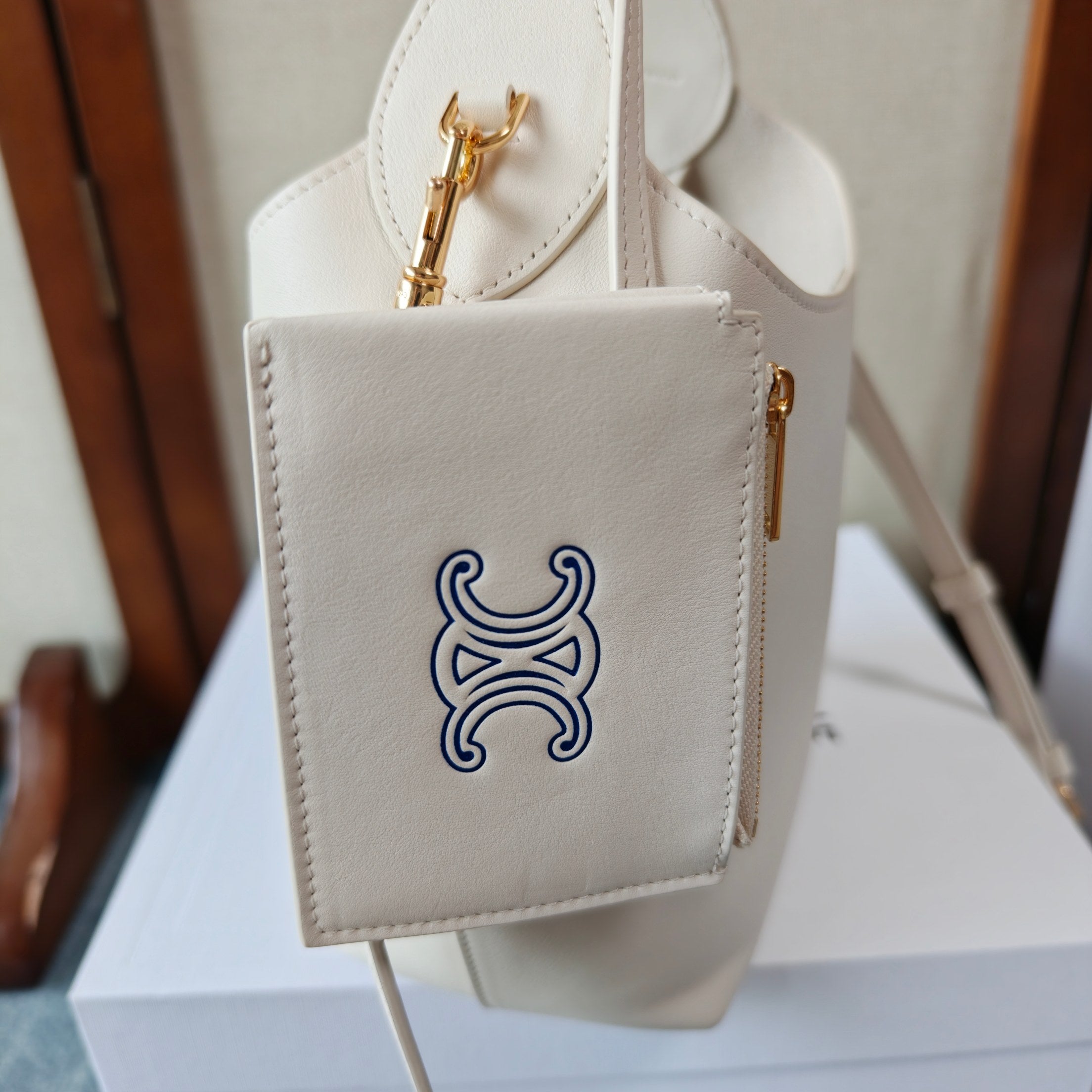 Celine Teen Hobo Bag – White