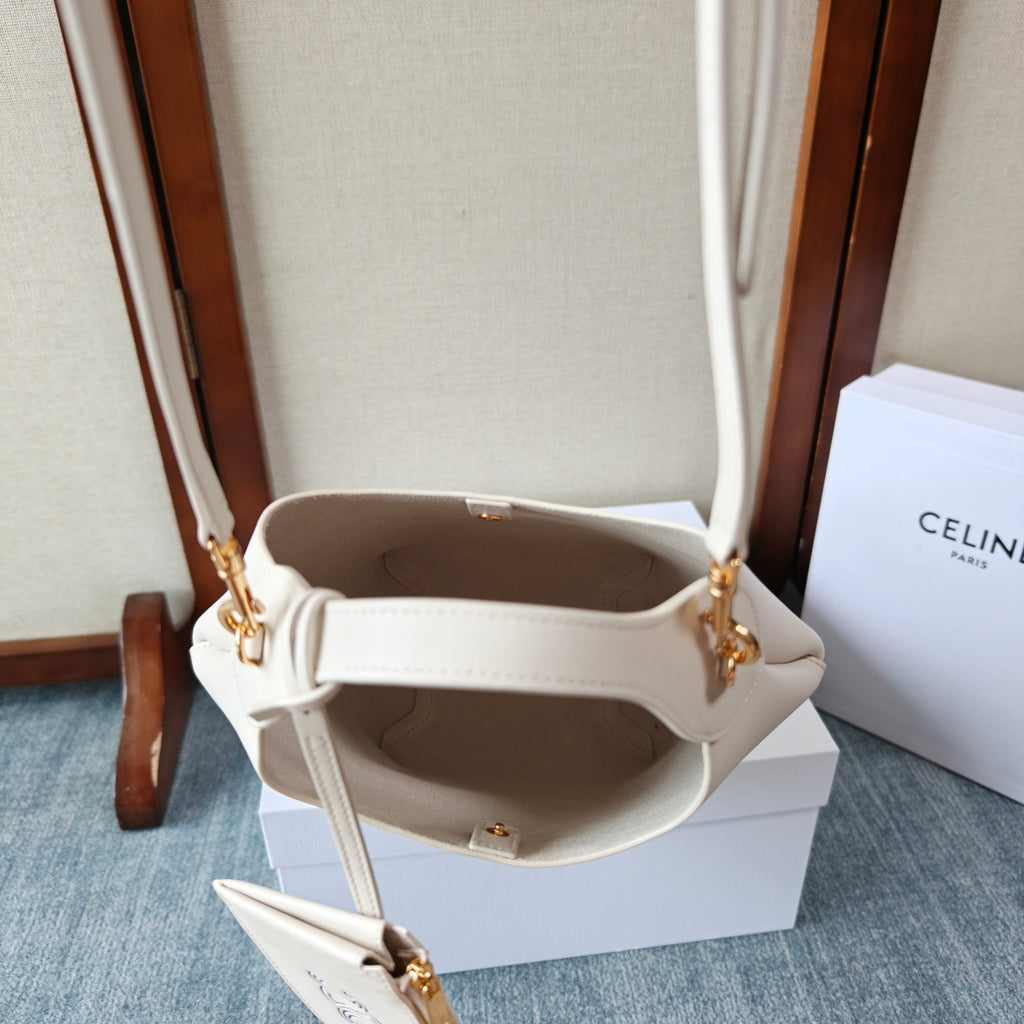 Celine Teen Hobo Bag – White