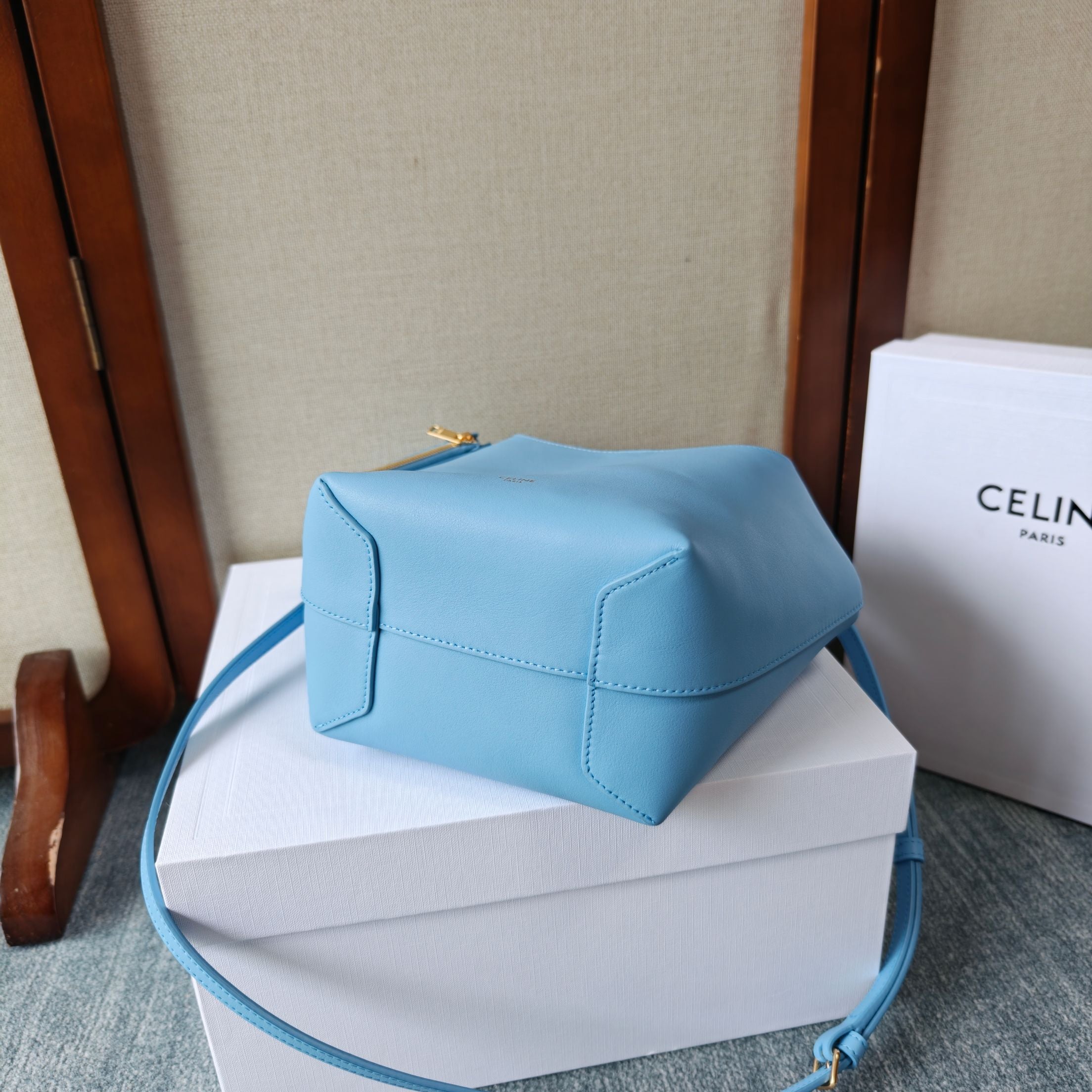 Celine Teen Hobo Bag – Sky Blue