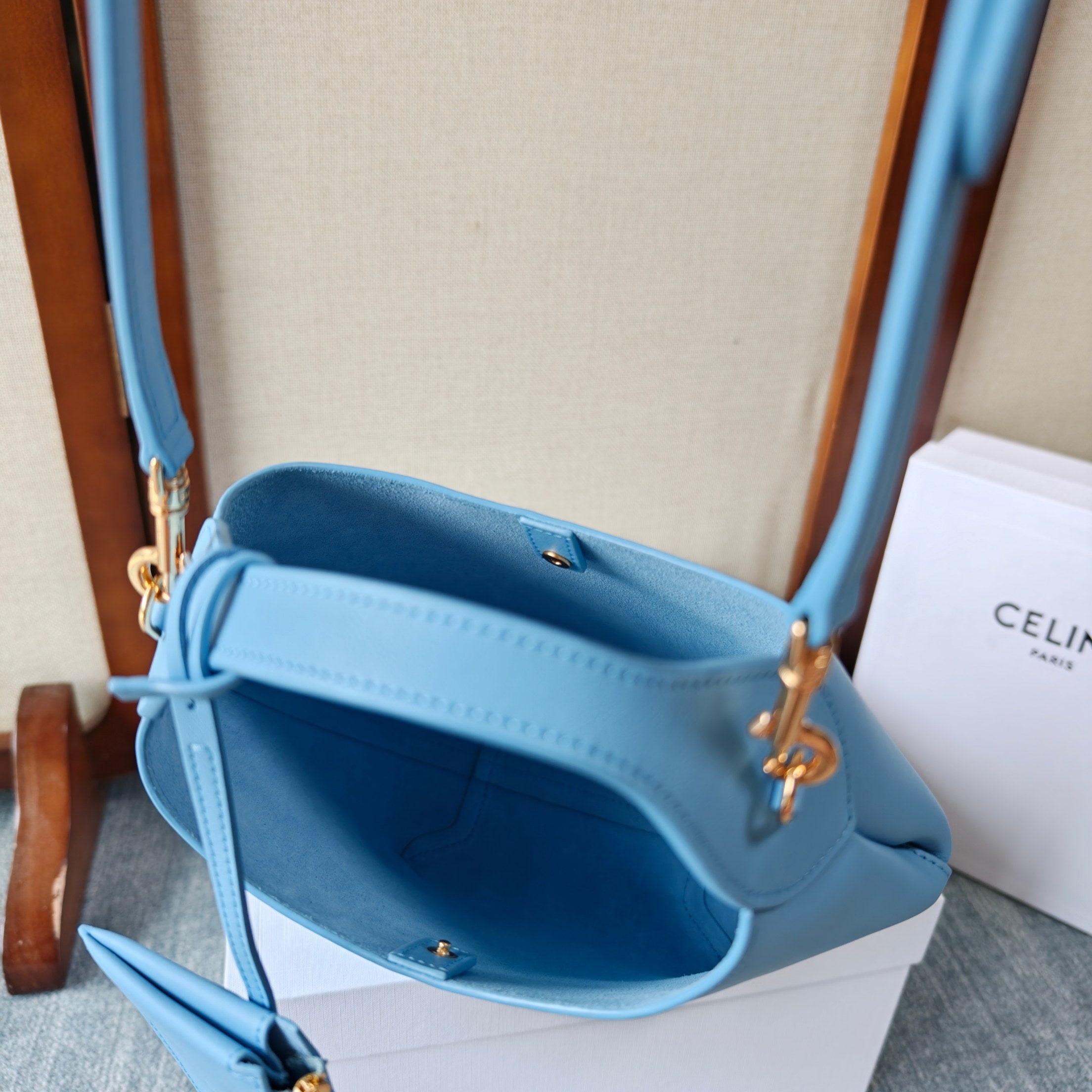 Celine Teen Hobo Bag – Sky Blue