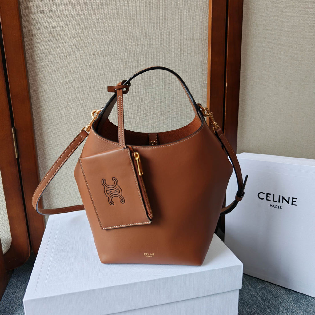 Celine Teen Hobo Bag – Tan