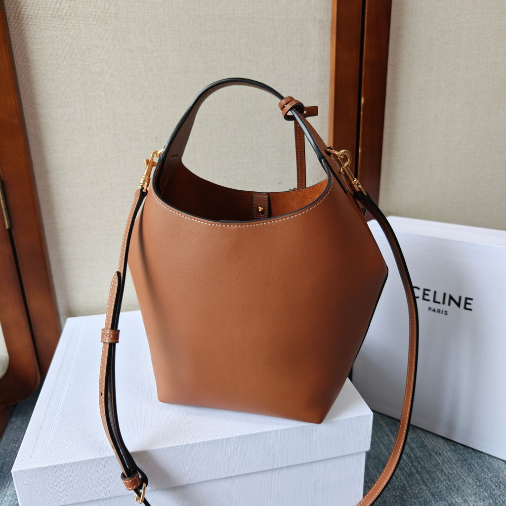 Celine Teen Hobo Bag – Tan