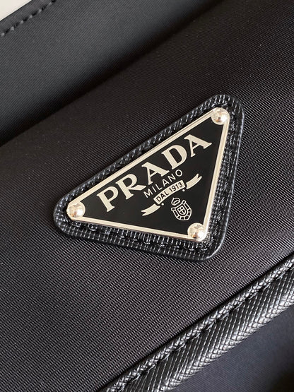 Prada Re-Nylon Messenger Bag – Black