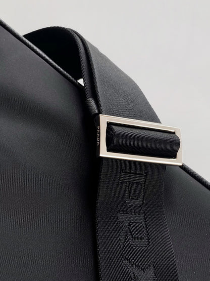 Prada Re-Nylon Messenger Bag – Black