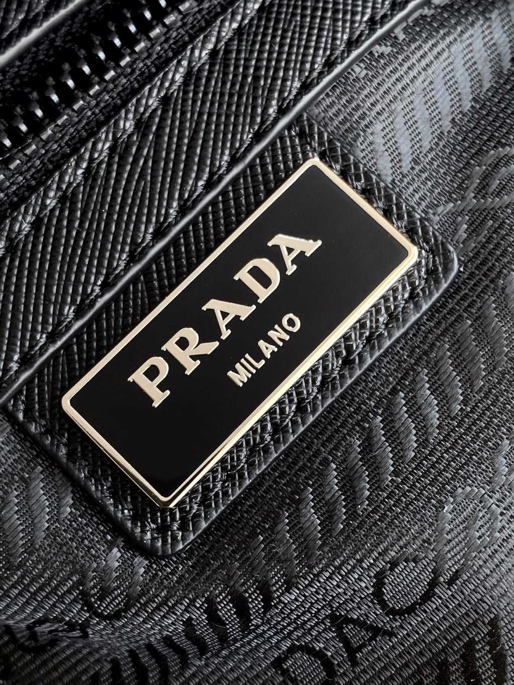 Prada Re-Nylon Messenger Bag – Black