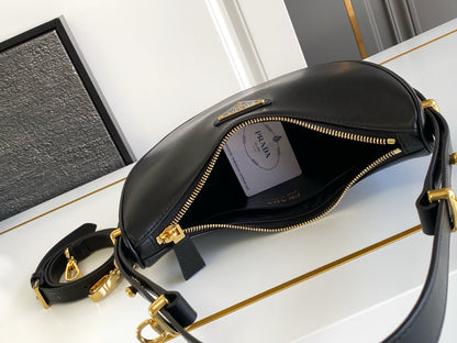 Prada Arque Hobo Bag – Black