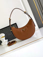 Prada Arque Hobo Bag – Cognac Brown