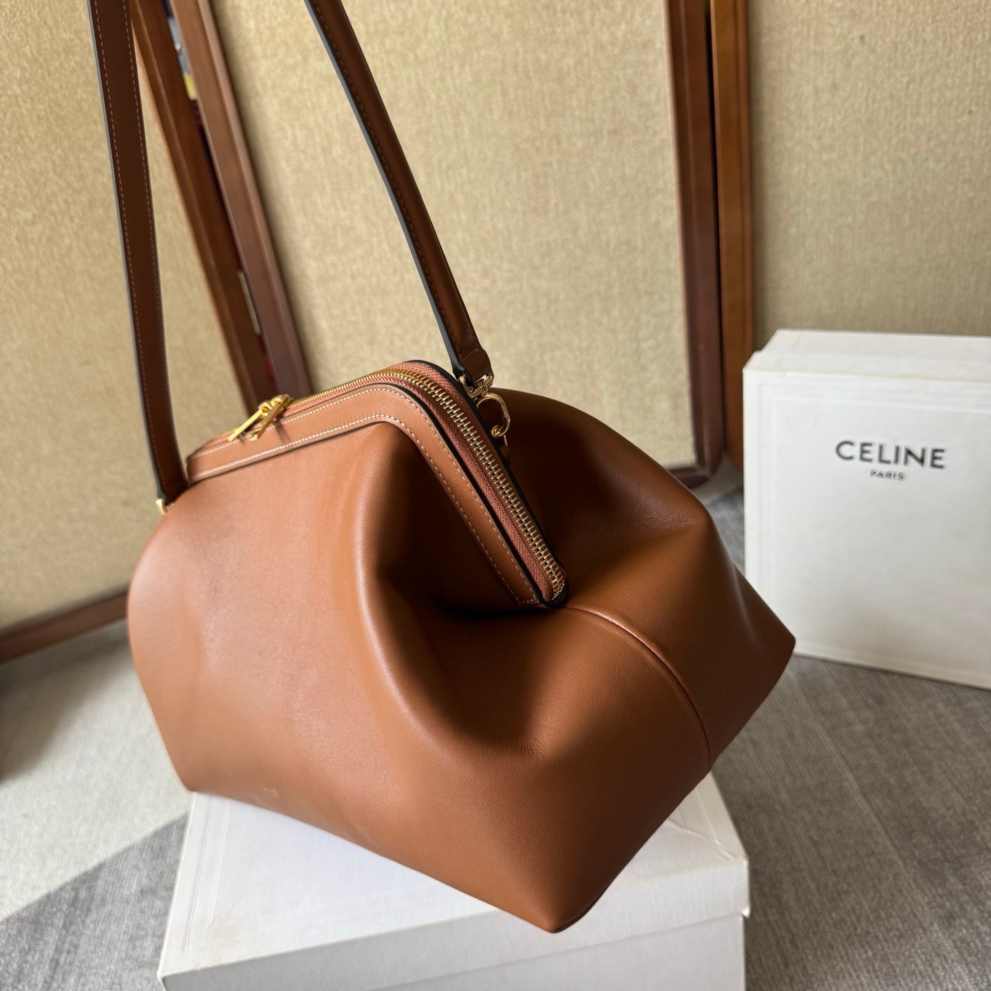 Celine Doctor Pouch – Tan