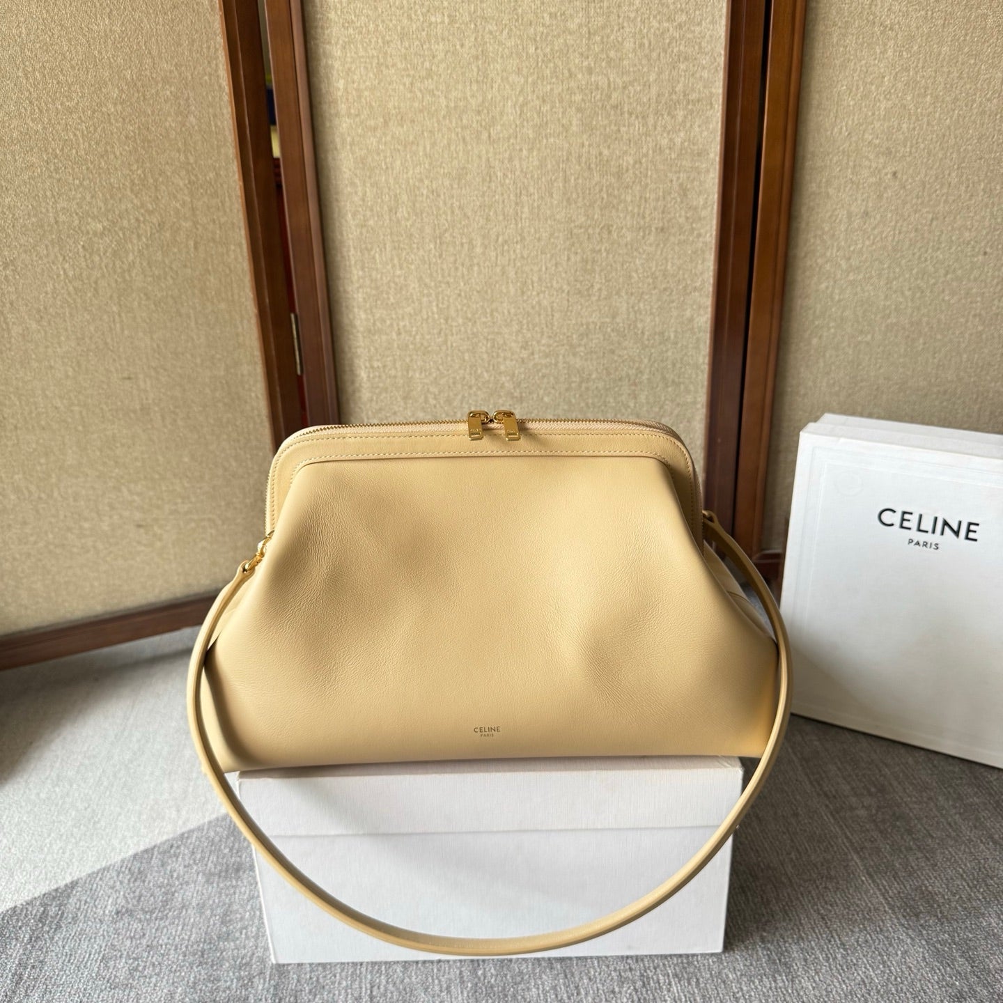 Celine Doctor Pouch – Cream