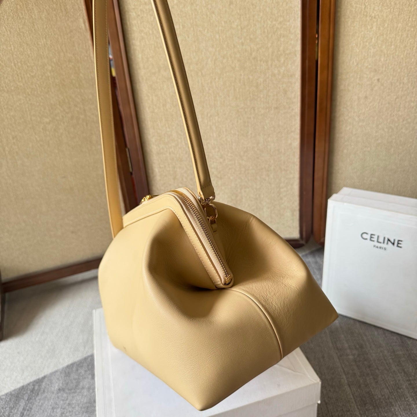 Celine Doctor Pouch – Cream