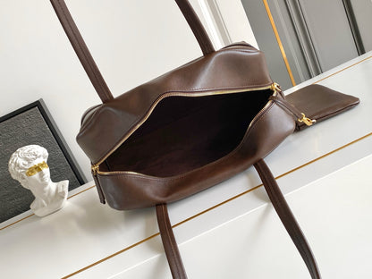 Prada Carry Bowling Bag – Dark Brown