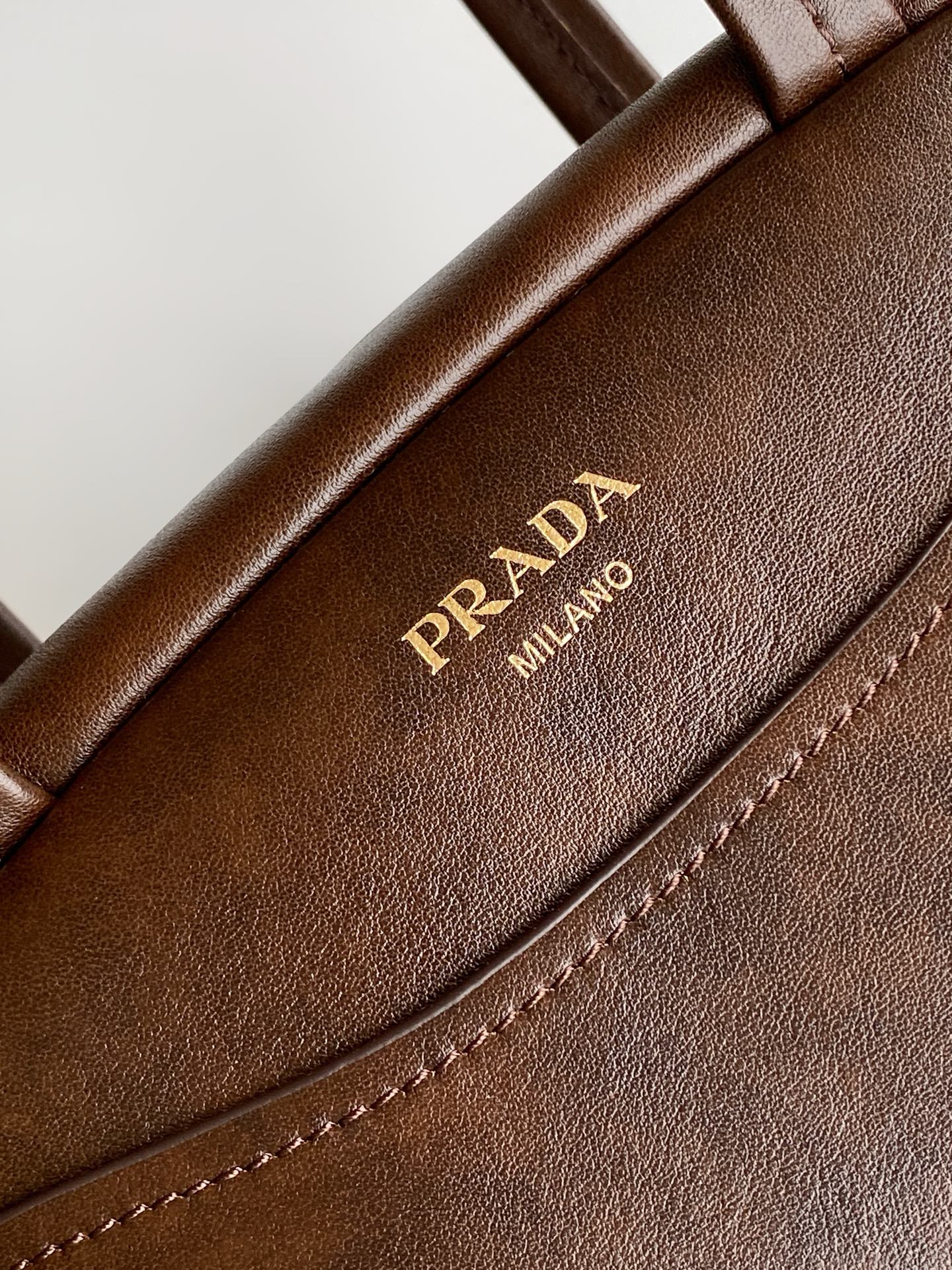 Prada Carry Mini Bag – Dark Brown