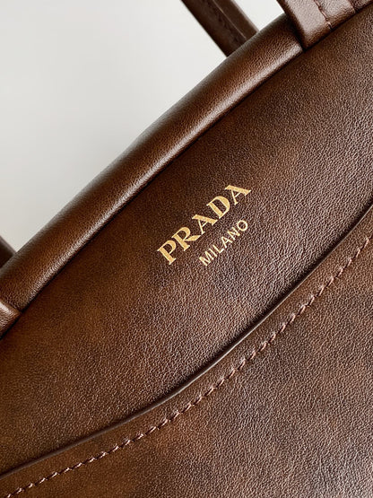 Prada Carry Mini Bag – Dark Brown