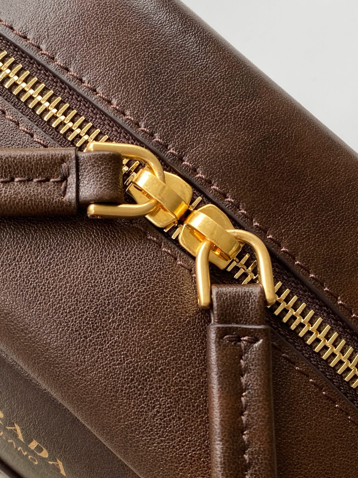 Prada Carry Mini Bag – Dark Brown