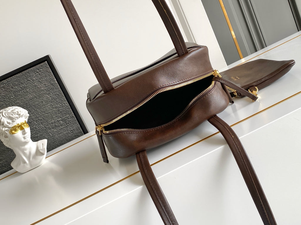 Prada Carry Mini Bag – Dark Brown