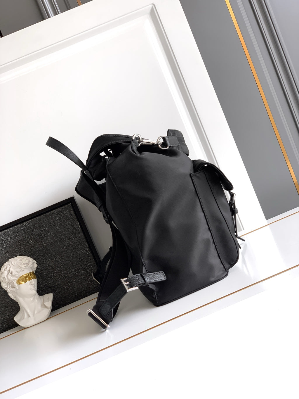 Prada Re-Nylon Backpack – Black