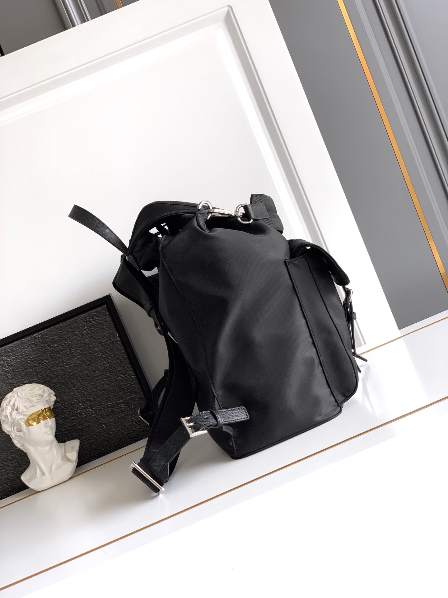 Prada Re-Nylon Backpack – Black