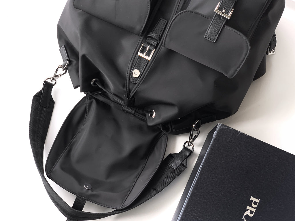 Prada Re-Nylon Backpack – Black