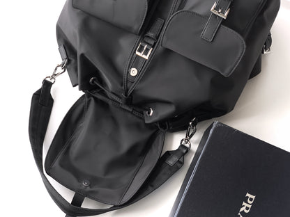 Prada Re-Nylon Backpack – Black