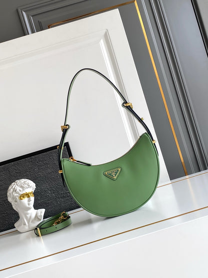 Prada Arque Hobo Bag – Sage Green