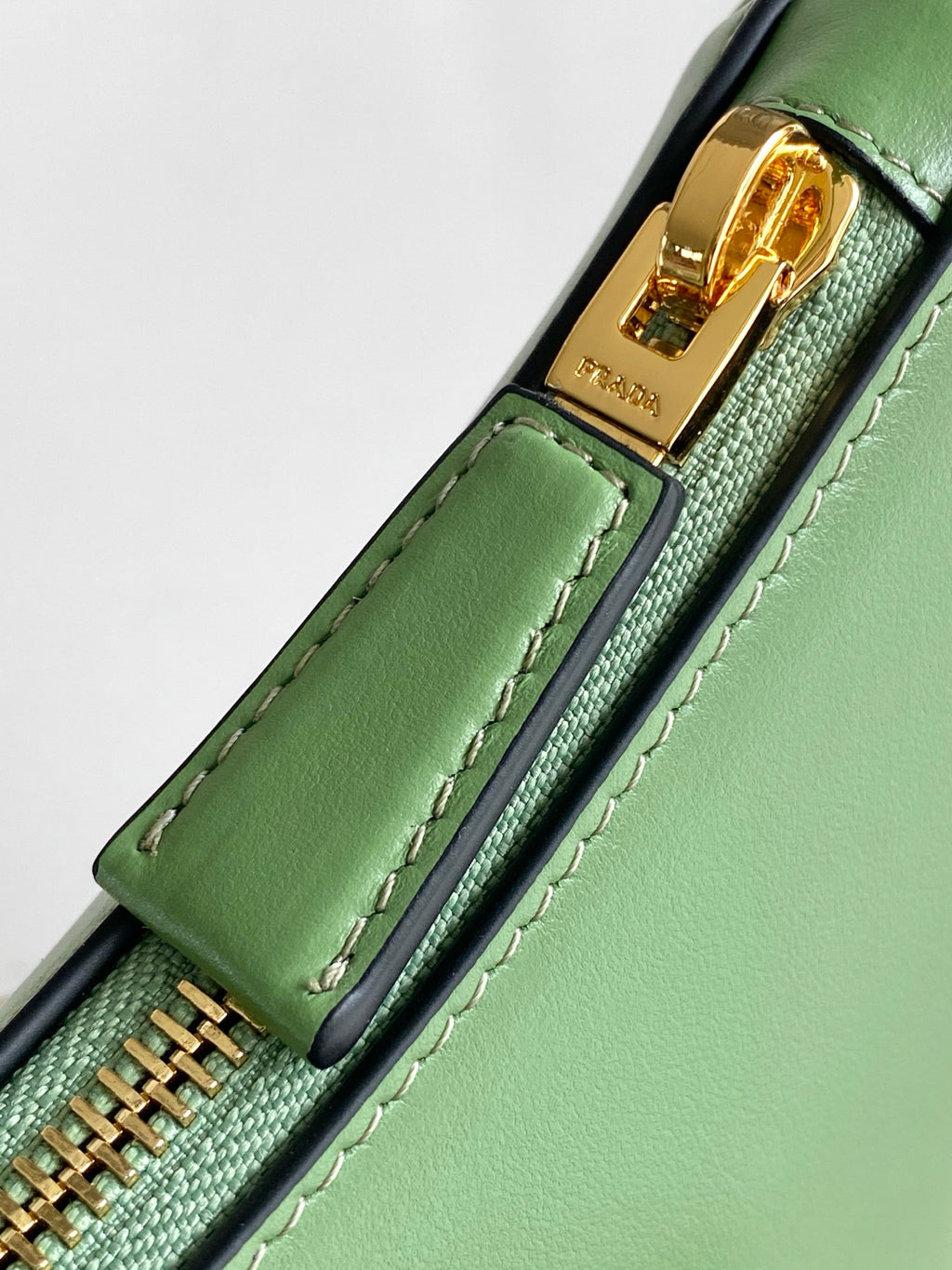 Prada Arque Hobo Bag – Sage Green