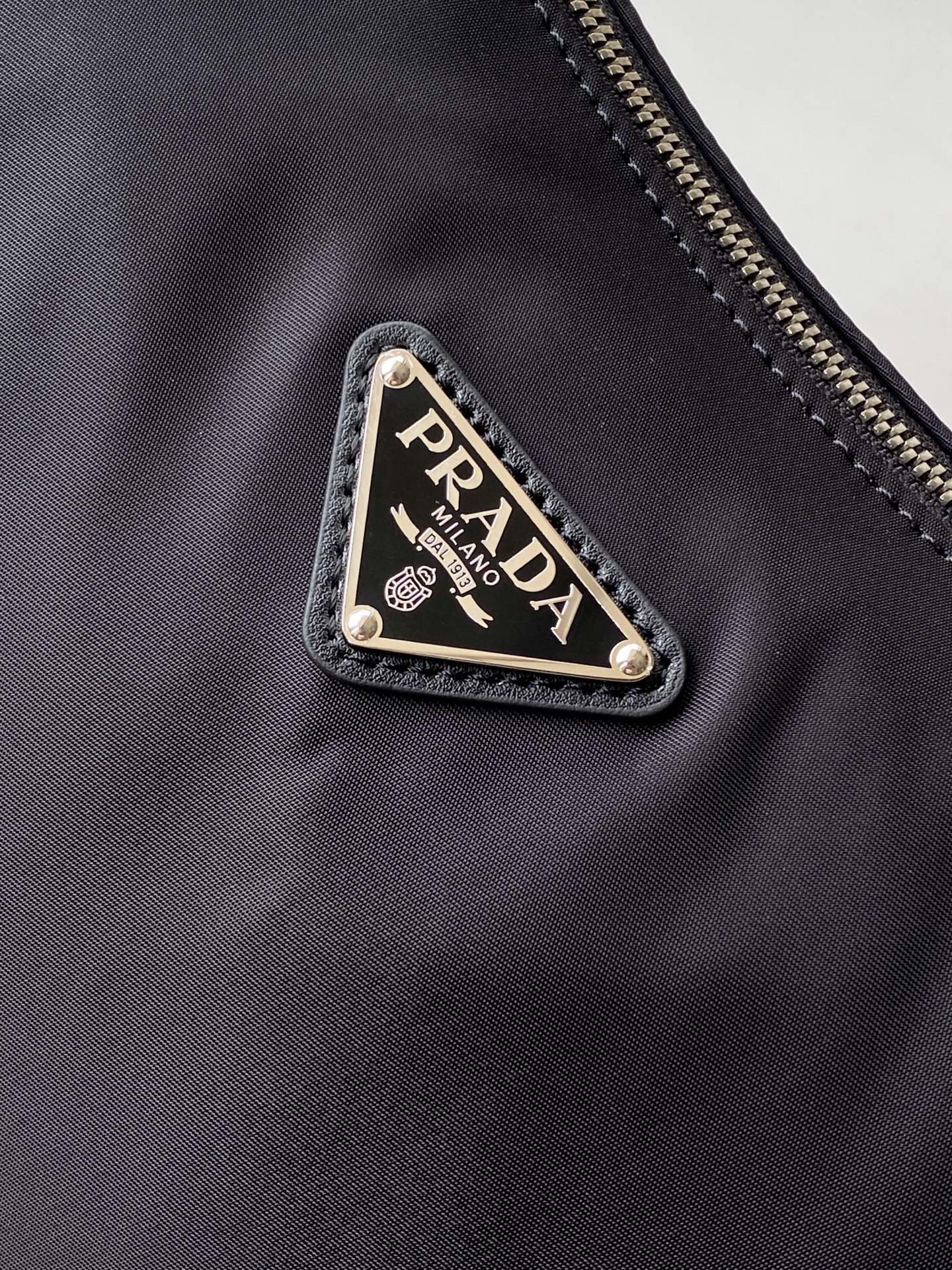 Prada Explore Hobo Bag in Re-Nylon and Leather — Black