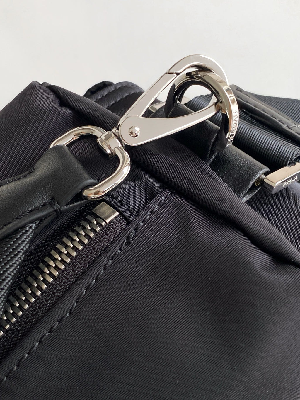 Prada Explore Shoulder Bag in Re-Nylon and Leather — Black