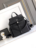 Prada Explore Backpack in Re-Nylon and Leather — Black