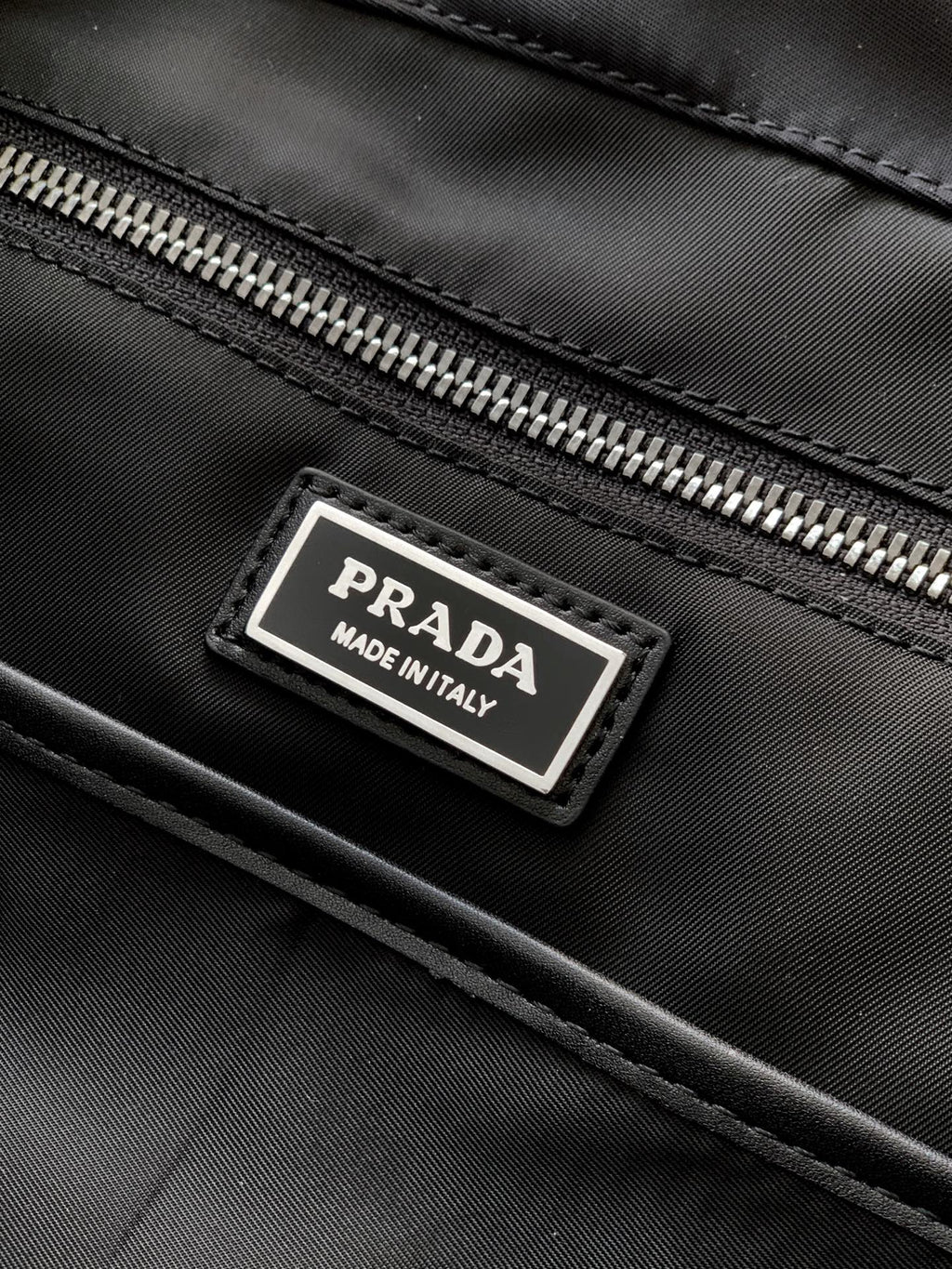 Prada Explore Backpack in Re-Nylon and Leather — Black