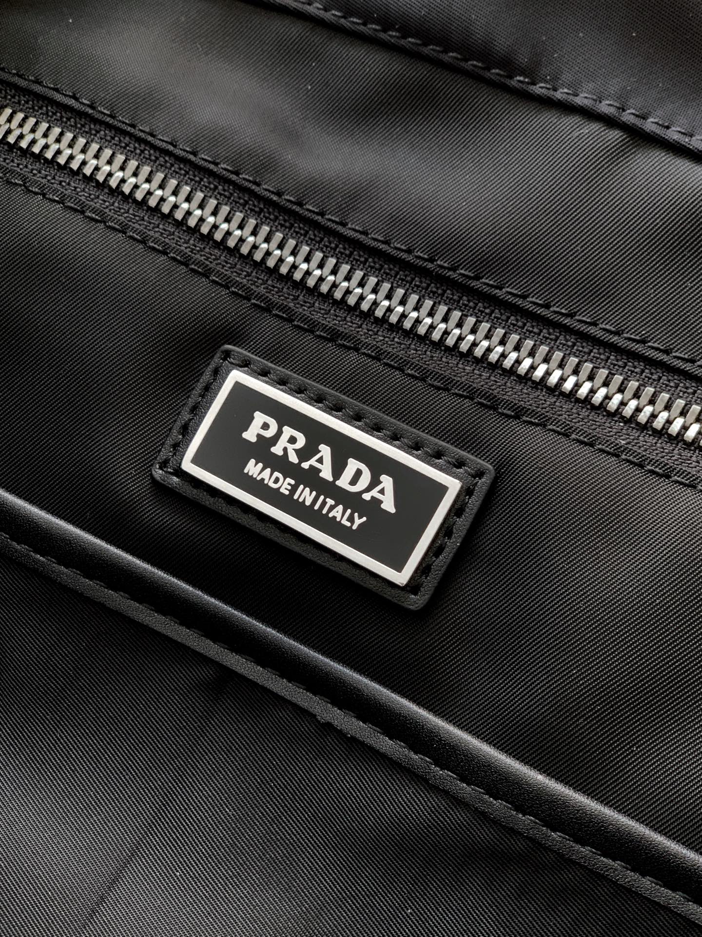 Prada Explore Backpack in Re-Nylon and Leather — Black