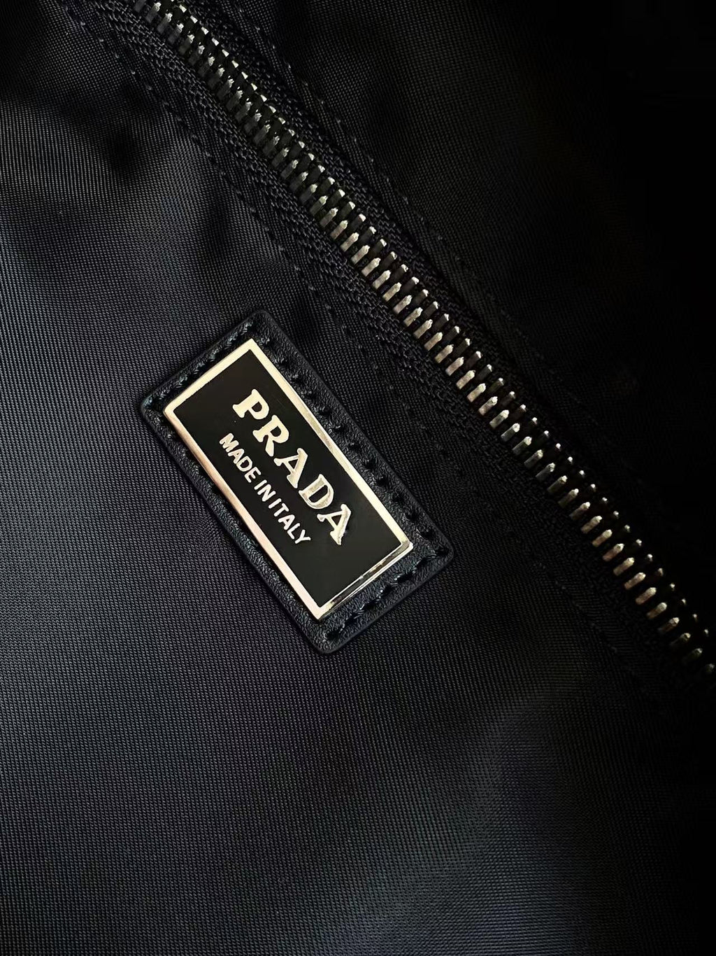Prada Explore Messenger Bag in Re-Nylon and Leather — Black