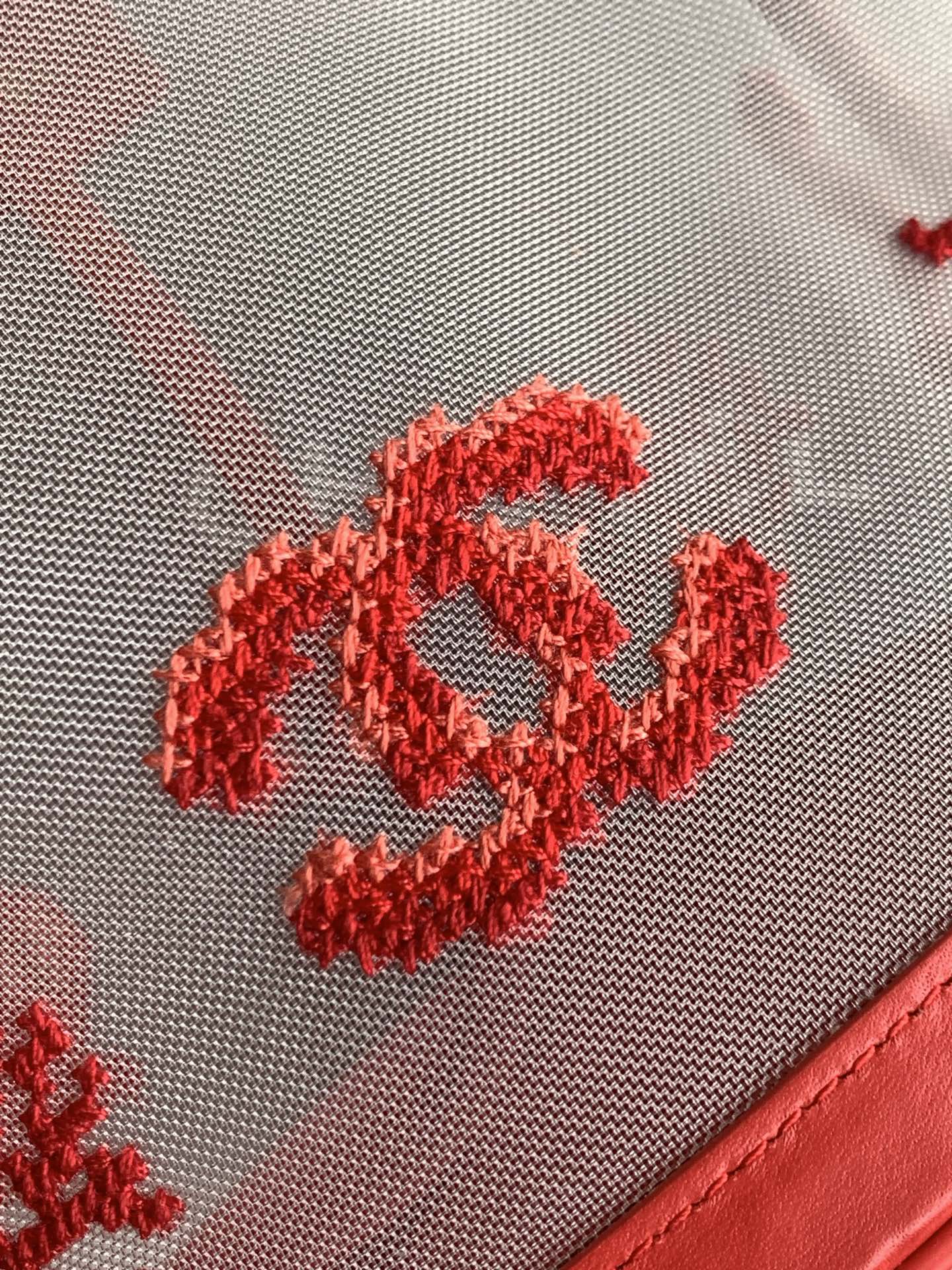 Chanel 26M Mesh Bucket Bag Red
