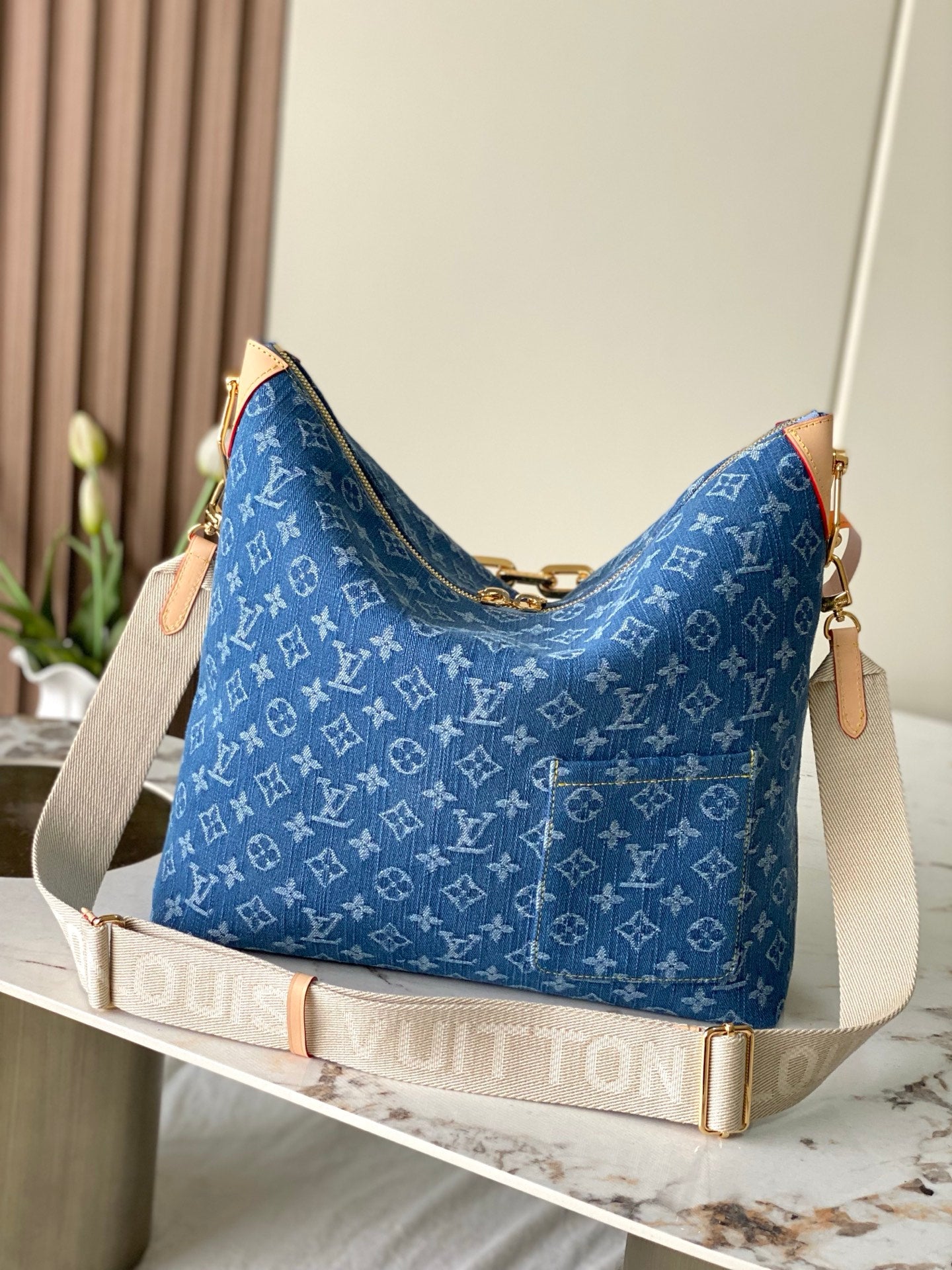 Louis Vuitton Coussin Hobo MM - Denim Blue Monogram