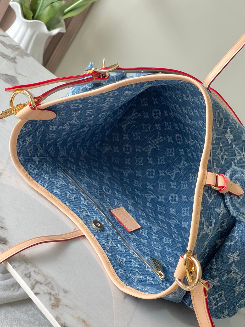 Louis Vuitton Carryall Cargo Small - Denim Blue Monogram