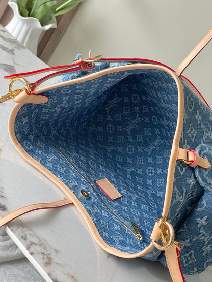 Louis Vuitton Carryall Cargo Small - Denim Blue Monogram