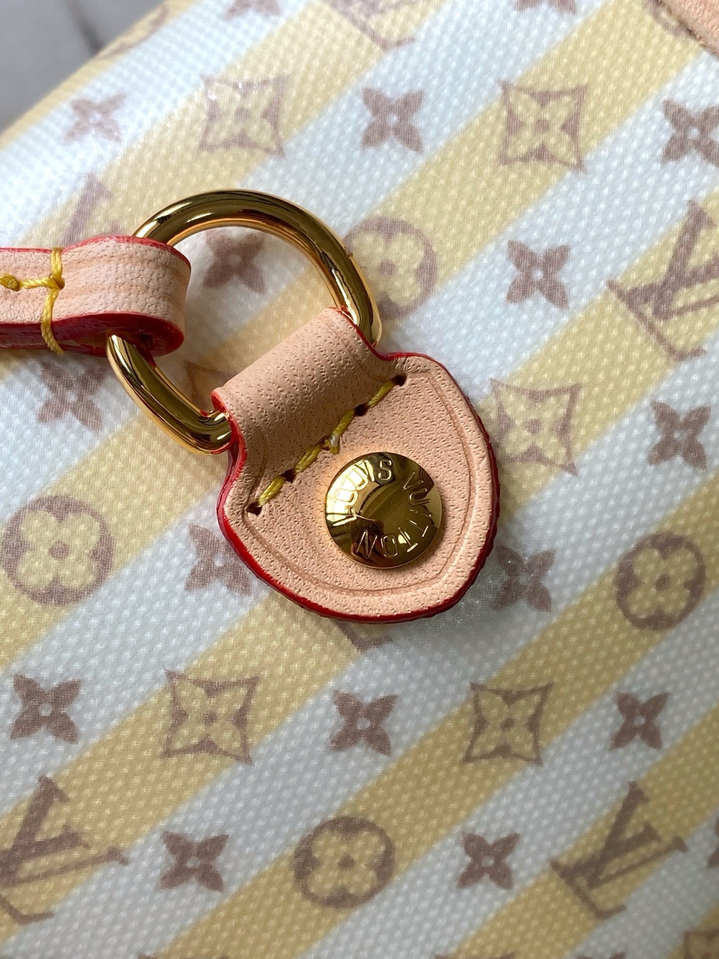 Louis Vuitton Neverfull MM - LV Stamp Light Yellow Monogram