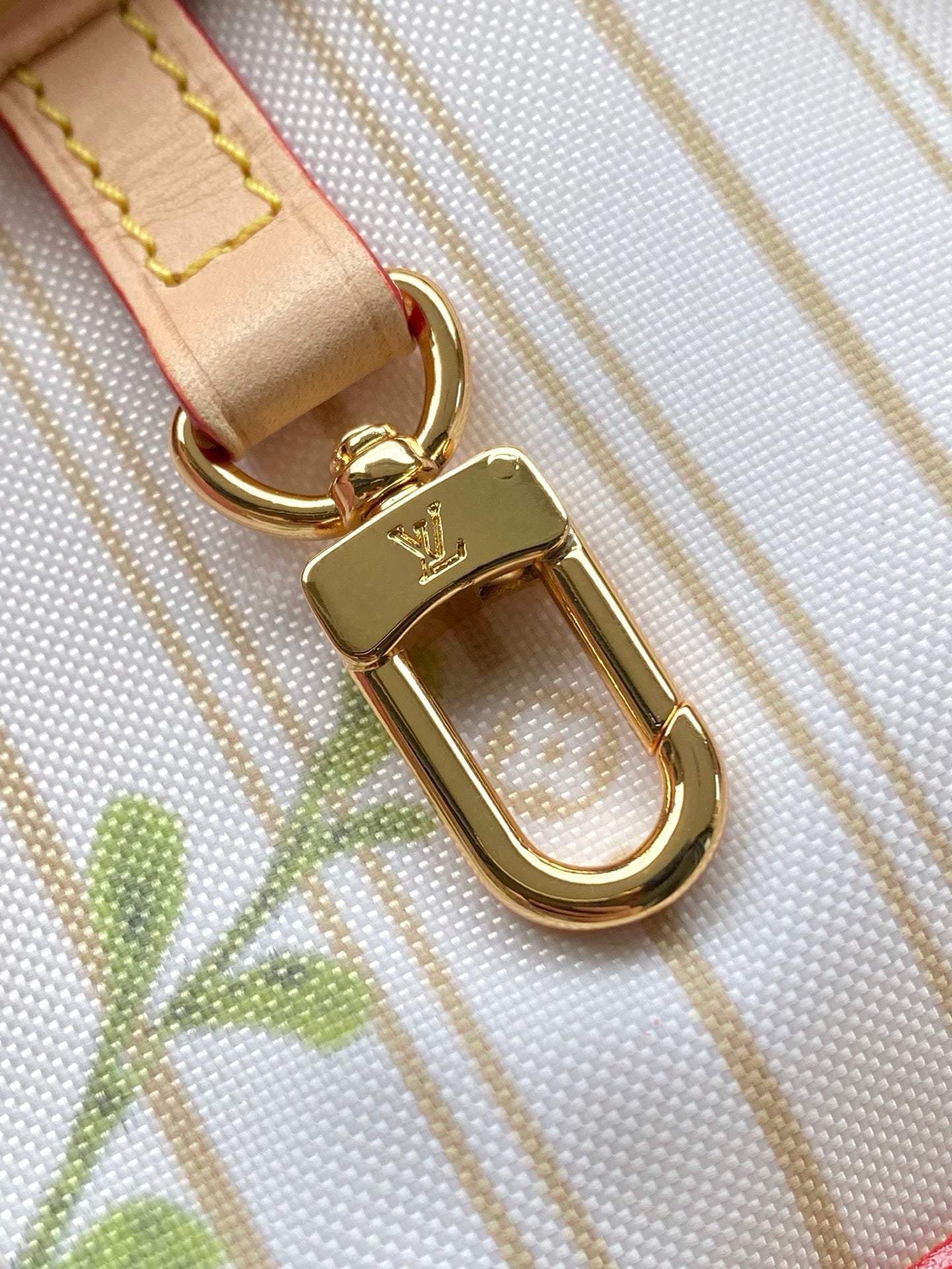 Louis Vuitton Neverfull MM - LV Stamp Light Yellow Monogram