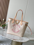 Louis Vuitton Neverfull MM - LV Stamp Nude Monogram