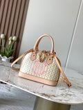 Louis Vuitton Alma BB – LV Stamp Monogram Handbag (M28672)