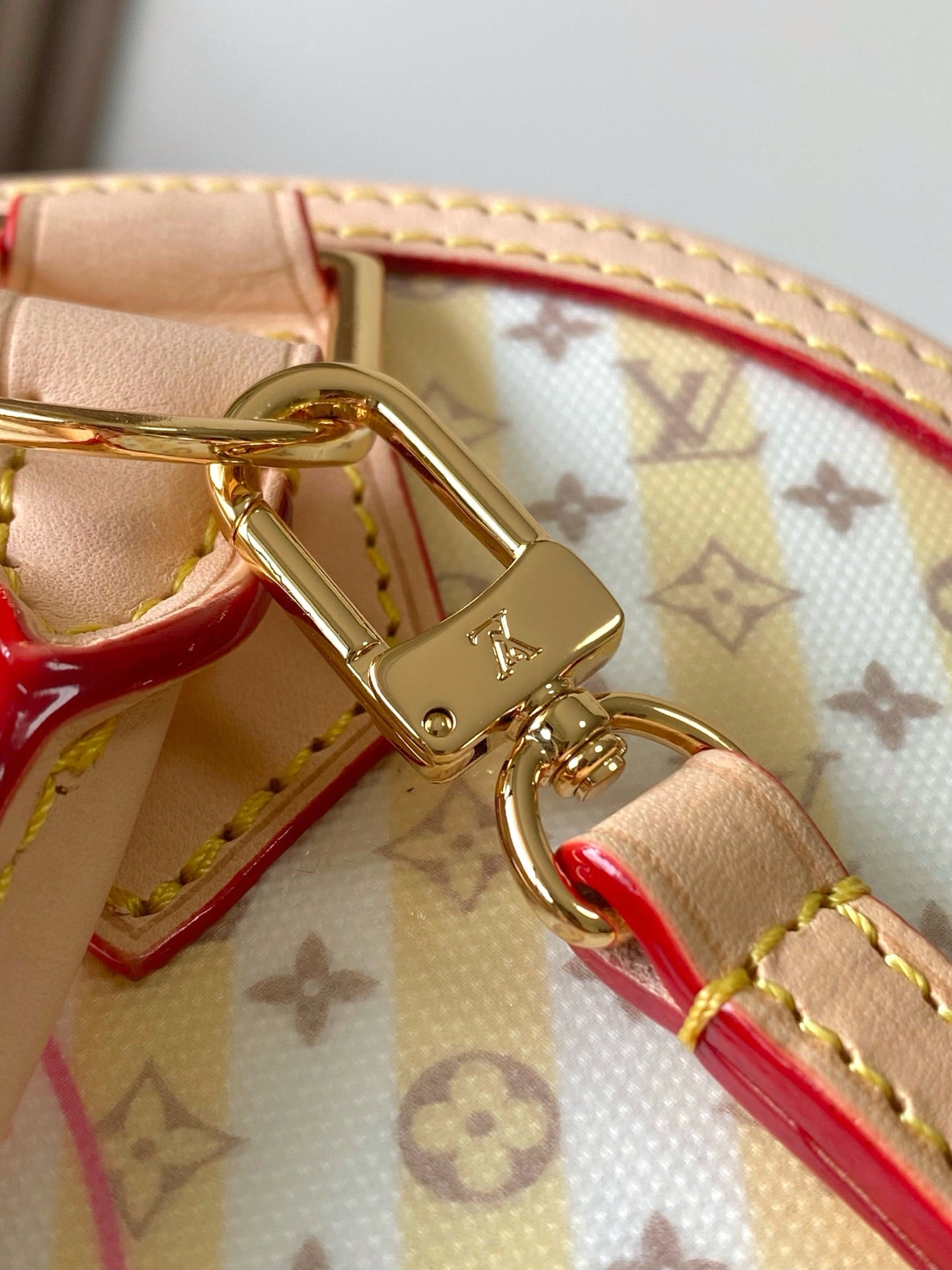 Louis Vuitton Alma BB – LV Stamp Monogram Handbag (M28672)