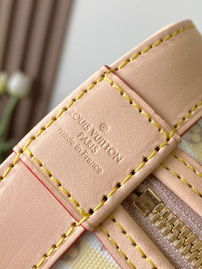Louis Vuitton Alma BB – LV Stamp Monogram Handbag (M28672)