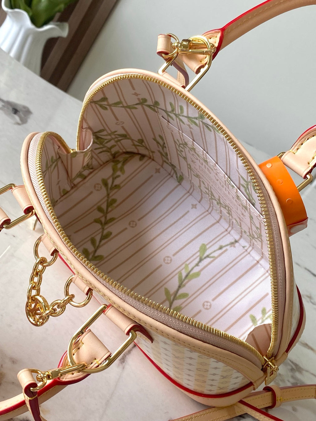 Louis Vuitton Alma BB – LV Stamp Monogram Handbag (M28672)
