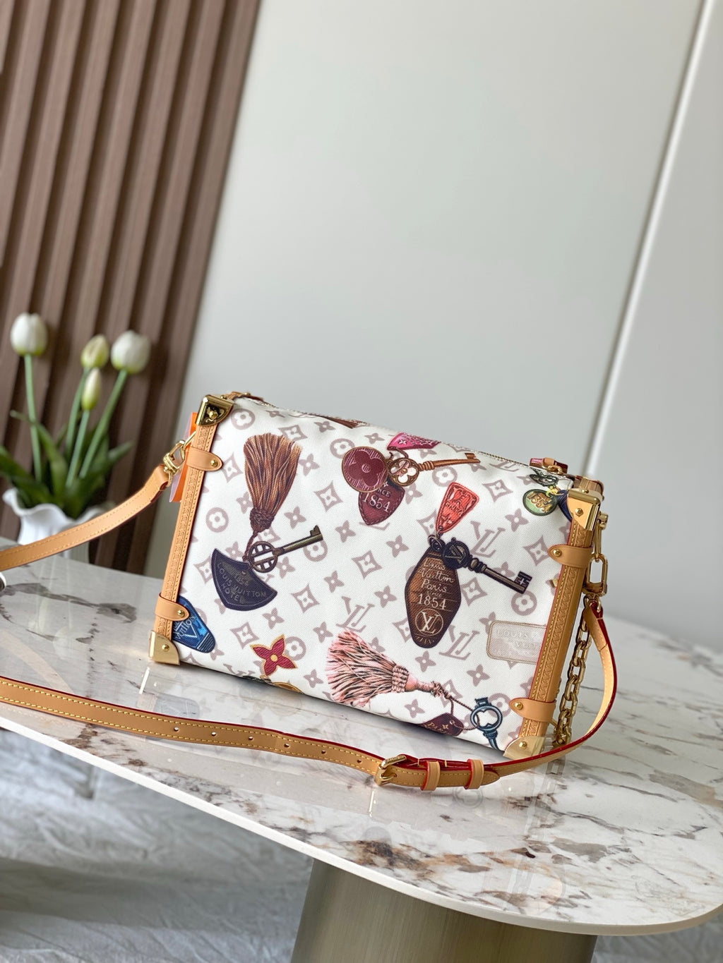 Louis Vuitton Keepall Bandoulière 45 – Flight Mode Getaway Monogram Dune (M28780)