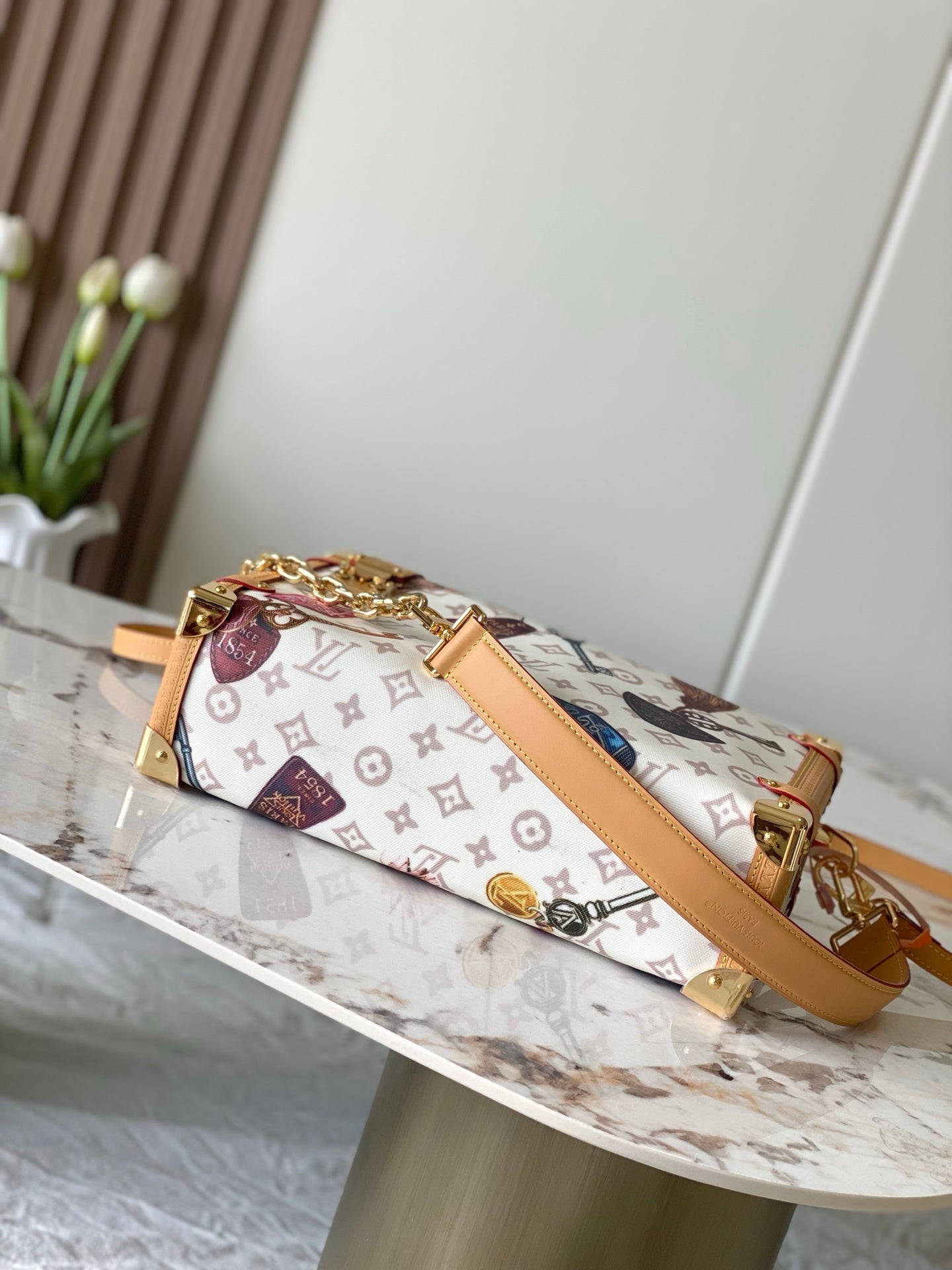 Louis Vuitton Keepall Bandoulière 45 – Flight Mode Getaway Monogram Dune (M28780)
