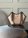 Chanel 25S Maxi Hobo Bag — Grass-Woven Cowhide Tote