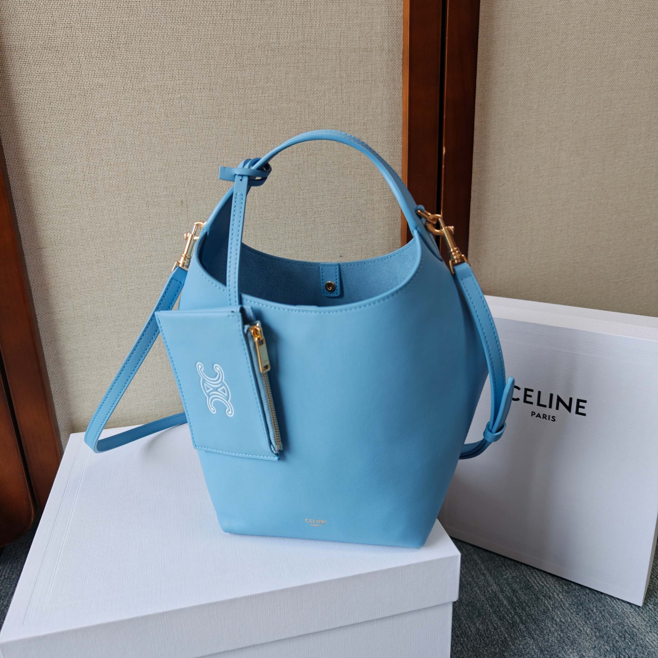Celine Teen Hobo Bag – Sky Blue
