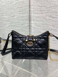 Dior Miss Dior Hobo Bag Black Cannage Lambskin & Gold — AW Collection