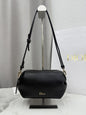 Dior D-Cushion Camera Bag — Black Ultra-Soft Lambskin with Gold Hardware